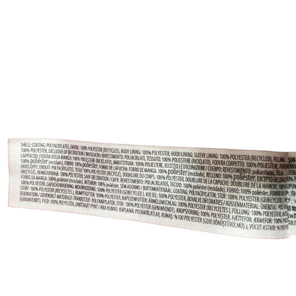 Girls Minnie Mouse Disney Pink Puffer Jacket Size 7/8 - Picture 8 of 13